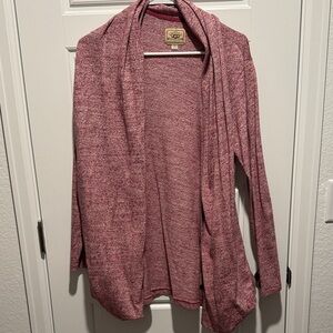 UGG Women's Red Open Front Sweater